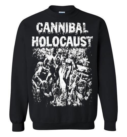 Cannibal Holocaust Ruggero Deodato Horror Zombies Movie ,v6, Gildan Crewneck Sweatshirt