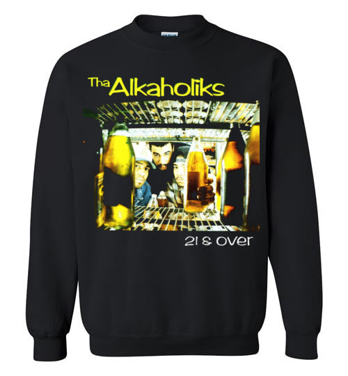 Tha Alkaholiks,Tha Liks,Los Angeles, West Coast, Hip Hop,21 & Over,v1, Gildan Crewneck Sweatshirt