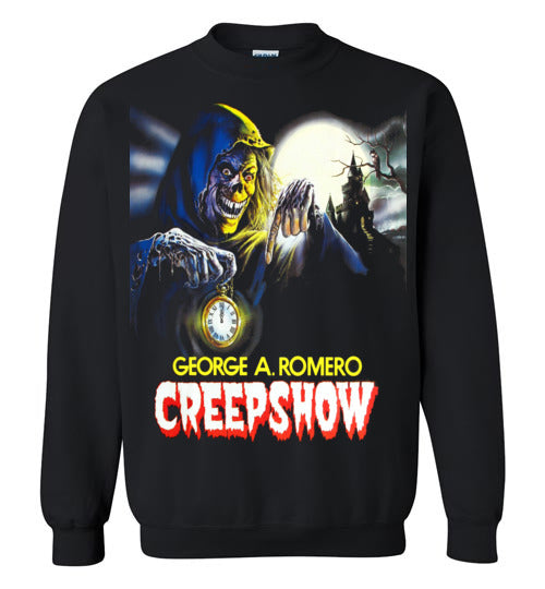 Creepshow ,1982,comedy horror film,George A. Romero,Stephen King,Leslie Nielsen,v1,Gildan Crewneck Sweatshirt