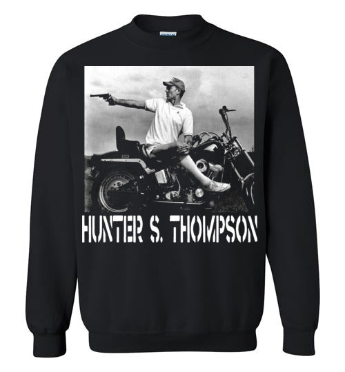 Hunter S Thompson, gonzo journalism,Hell's Angels, Fear and Loathing in Las Vegas, The Diary, v2, Gildan Crewneck Sweatshirt