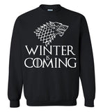 Game Of Thrones Winter is Coming, v2, Gildan Crewneck Sweatshirt