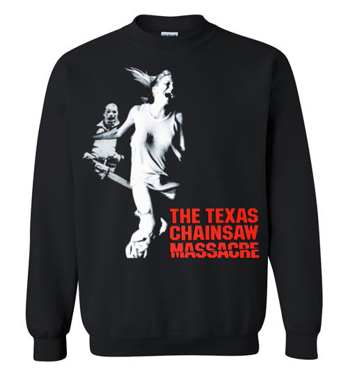 The Texas Chain Saw Massacre,1974 horror film,Leatherface,Ed Gein, slasher,v2,Gildan Crewneck Sweatshirt
