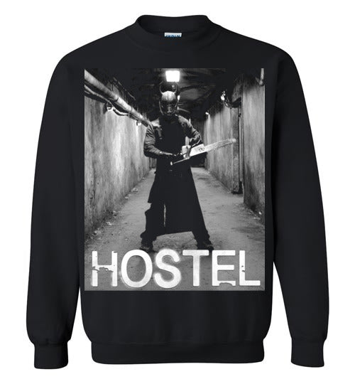 Hostel, horror film,Quentin Tarantino,v1,Gildan Crewneck Sweatshirt