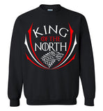 King Of The North, Game of thrones, v3, Gildan Crewneck Sweatshirt