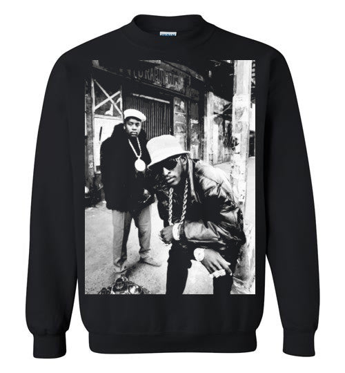 Eric B & Rakim New York Classic Hip Hop Rap , v1, Gildan Crewneck Sweatshirt