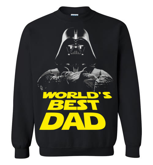 World's Best Dad,the perfect Father's Day gift , Darth Vader Star Wars,Gildan Crewneck Sweatshirt