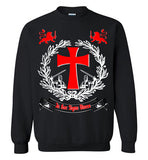 Knights Templar In Hoc Signo Vinces,v24,Crewneck Sweatshirt
