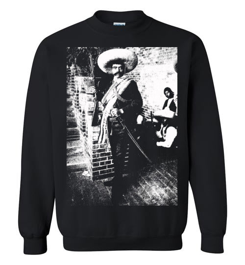 Emiliano Zapata Salazar Mexican Revolution,Crewneck Sweatshirt