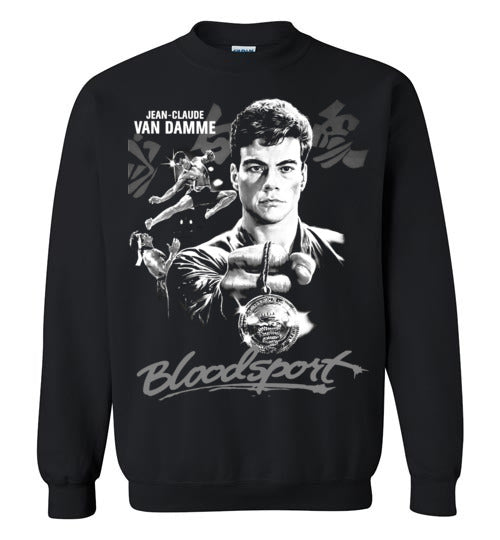 Van Damme Bloodsport,v2,Crewneck Sweatshirt