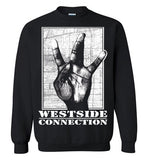 Westside Connection, Ice Cube , WC, Mack 10, West Coast Hip Hop, Gangsta Rap , Bow Down,Los Angeles, Gildan Crewneck Sweatshirt