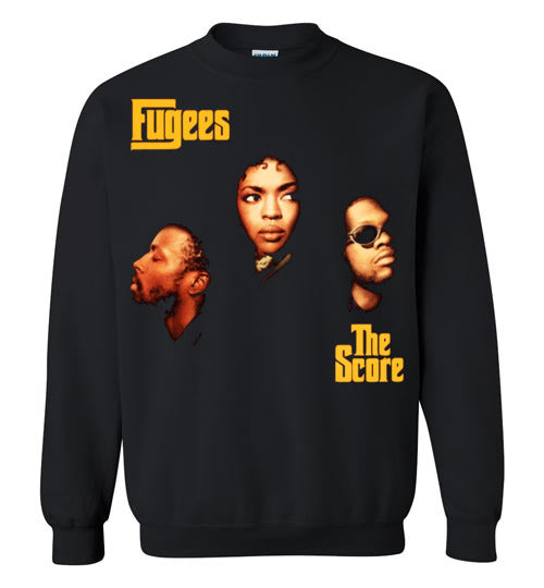 Fugees,The Score,1996 Album Cover,Lauryn Hill,Classic Hip Hop,Gildan Crewneck Sweatshirt