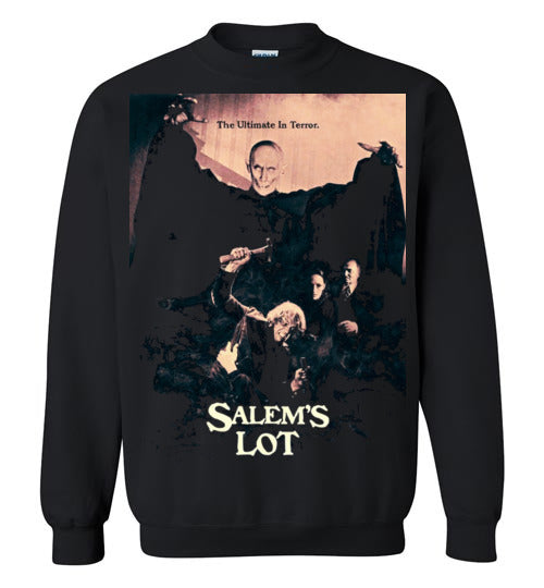 Salem's Lot Stephen King Vampire Classic Horror Movie , v4,Gildan Crewneck Sweatshirt