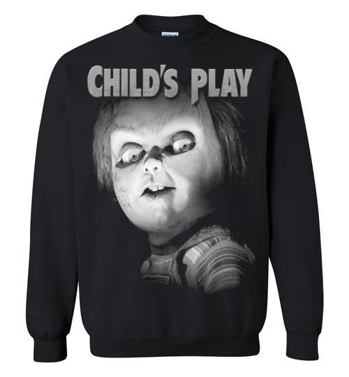 Chucky , Child's Play,Horror Film, serial killer, v4,Gildan Crewneck Sweatshirt