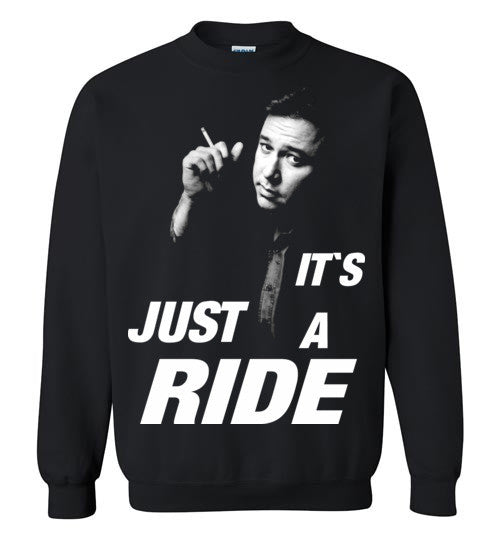 Bill Hicks It's Just A Ride, v3, Gildan Crewneck Sweatshirt