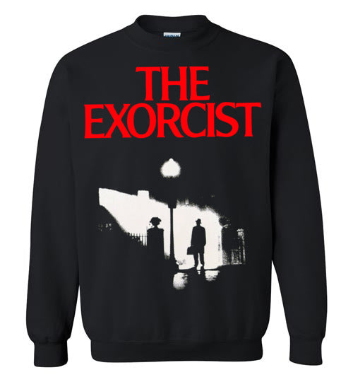 The Exorcist ,Horror Movie, Demonic Possession Satan Demons, v1, Gildan Crewneck Sweatshirt