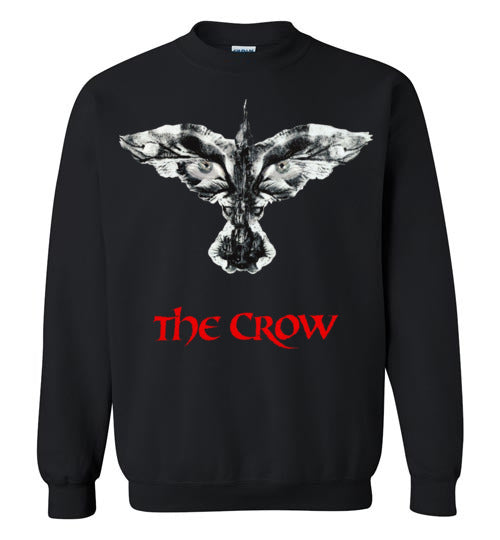 The Crow Cult Movie 90's Dark Fantasy Film , v2,Gildan Crewneck Sweatshirt