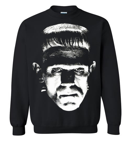 Frankenstein Movie Vintage Boris Karloff Horror Classics ,v12,Gildan Crewneck Sweatshirt