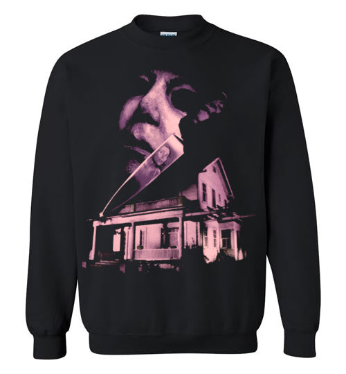 HALLOWEEN MICHAEL MYERS John Carpenter Classic Horror Movie,v9,Gildan Crewneck Sweatshirt