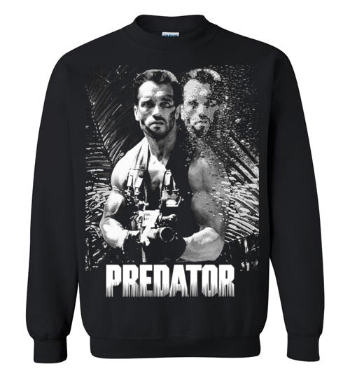 Predator, Arnold Schwarzenegger,cult classic,movie,v2,Gildan Crewneck Sweatshirt