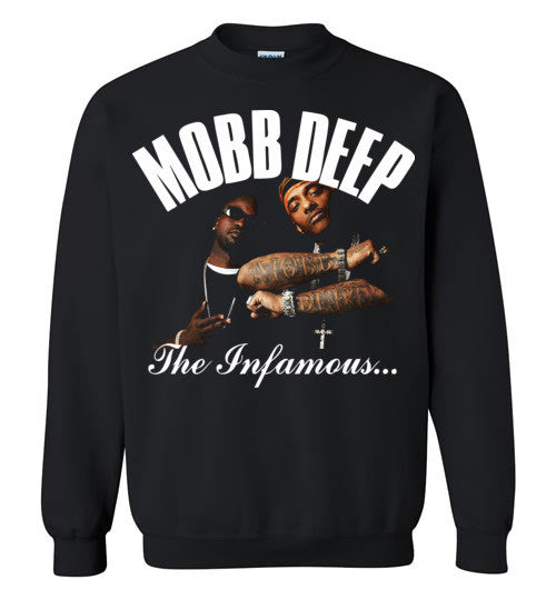 Mobb Deep,Havoc,Prodigy, East Coast Hip Hop,The Infamous,New York,v3b, Gildan Crewneck Sweatshirt