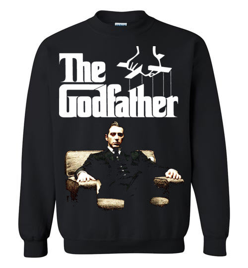 The Godfather Michael Corleone Mafia Al Pacino v3a , Gildan Crewneck Sweatshirt