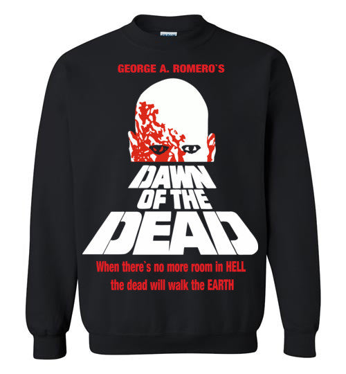 Dawn of the Dead vintage retro classic horror movie zombie , Gildan Crewneck Sweatshirt