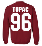Tupac 2pac Shakur Makaveli Death Row hiphop gangsta Swag Dope,v8, Gildan Crewneck Sweatshirt