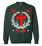 Knights Templar In Hoc Signo Vinces,v24,Crewneck Sweatshirt