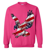 Eagle American USA , Gildan Crewneck Sweatshirt