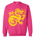 Chinese Dragon v2 , Gildan Crewneck Sweatshirt
