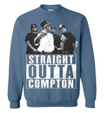 NWA Straight Outta Compton Dr.Dre Eazy E Ice Cube MC Ren v7, Gildan Crewneck Sweatshirt
