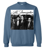The Godfather Corleone Mafia Gangster Movie La Famiglia , v5b, Gildan Crewneck Sweatshirt