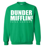 Dunder Mifflin Inc Paper Company The Office TV Show, Gildan Crewneck Sweatshirt