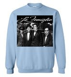 The Godfather Corleone Mafia Gangster Movie La Famiglia , v5a, Gildan Crewneck Sweatshirt