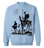 Picasso Don Quichote,Crewneck Sweatshirt
