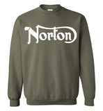 Norton Motorcycles,Vintage Bikes,Classic British Motorcycles,Norton Commando,Norton Manx,Norton Dominator,Gildan Crewneck Sweatshirt