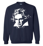 LUDWIG VAN BEETHOVEN Portrait Composer Classical Music Romantic ,v3,Crewneck Sweatshirt
