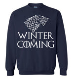 Game Of Thrones Winter is Coming, v2, Gildan Crewneck Sweatshirt