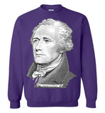 Alexander Hamilton Founding Father America Portrait Musical ,v3, Gildan Crewneck Sweatshirt