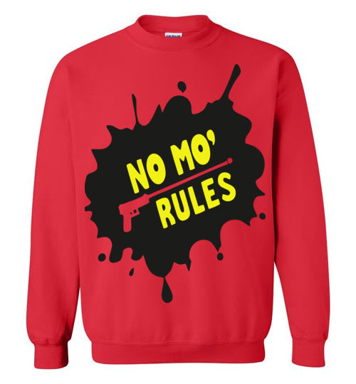 Persona 5 Ryuji Cosplay Gaming , No Mo´ Rules, Red, V4, Gildan Crewneck Sweatshirt