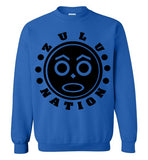 Afrika Bambaataa ,Universal Zulu Nation,Old School Hip Hop, v3a, Gildan Crewneck Sweatshirt