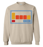Tron Encom Computer Logo 1982 Vintage Retro Scifi Movie,v1, Gildan Crewneck Sweatshirt