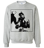 Basquiat Warhol Boxing Streetart,v26,Crewneck Sweatshirt