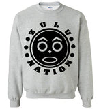 Afrika Bambaataa ,Universal Zulu Nation,Old School Hip Hop, v3a, Gildan Crewneck Sweatshirt