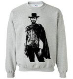 Clint Eastwood - The Man with No Name , v1 , Gildan Crewneck Sweatshirt
