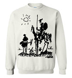 Picasso Don Quichote,Crewneck Sweatshirt