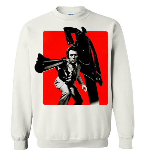 Dirty Harry, Clint Eastwood,Magnum Force,cult classic,movie,v1,Gildan Crewneck Sweatshirt