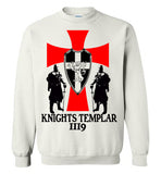 Knights Templar Cross Crest 1119, v32,Crewneck Sweatshirt