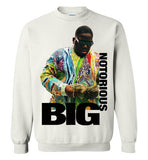 Notorious BIG Biggie Smalls Big Poppa Frank White Christopher Wallace,Bad Boy Records, Hip Hop New York Brooklyn,v8a, Gildan Crewneck Sweatshirt