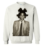 Jean Michel Basquiat Artist Graffiti Icon Art Genius Designer New York City Fashion Street Wear ,v6, Gildan Crewneck Sweatshirt